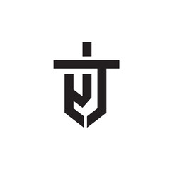 letter YT logo