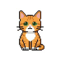 Pixel art cat