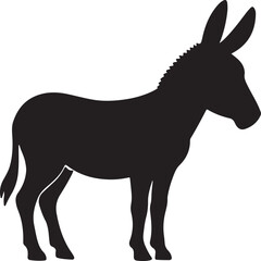 Obraz premium donkey vector illustration