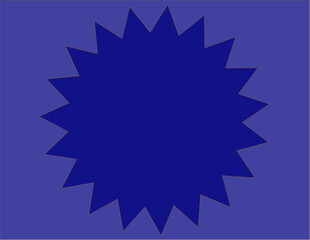 blue star label