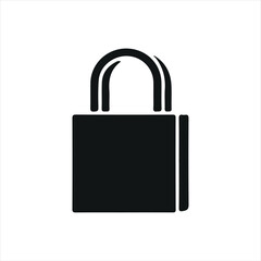 An eco-friendly reusable bag icon with a bold and simple design. Perfect for representing sustainability, zero waste lifestyle, or plastic-free shopping in digital and print media