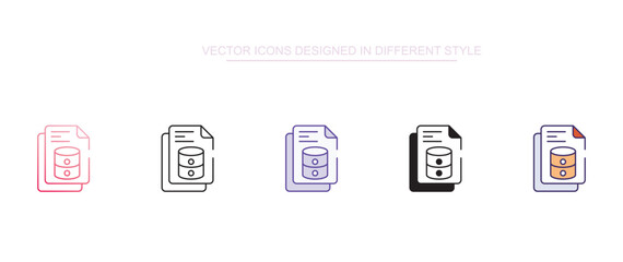 Folder Hosting icon design with white background stock illustration