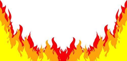 Burning Corner Border Fire