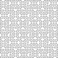 Linear pattern. Digital design.Black and white pattern for web page, textures, card, poster, fabric, textile. Linear Wallpaper Image.
Repeating ornament.