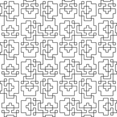 Linear pattern. Digital design.Black and white pattern for web page, textures, card, poster, fabric, textile. Linear Wallpaper Image.
Repeating ornament.