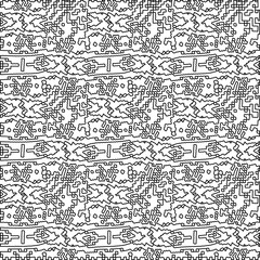 Linear pattern. Digital design.Black and white pattern for web page, textures, card, poster, fabric, textile. Linear Wallpaper Image.
Repeating ornament.