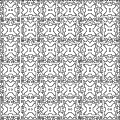 Linear pattern. Digital design.Black and white pattern for web page, textures, card, poster, fabric, textile. Linear Wallpaper Image.
Repeating ornament.