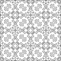 Linear pattern. Digital design.Black and white pattern for web page, textures, card, poster, fabric, textile. Linear Wallpaper Image.
Repeating ornament.