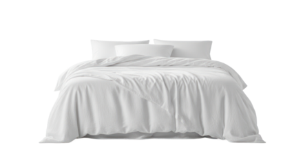 White bedding set display