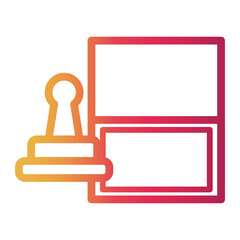 supplies Line Gradient Icon