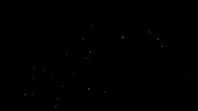 4K Subtle dust particle background overlay realistic light dust effect in black, Micro particles flowing up on transparent background with alpha channel. backlit dust particles with bubble like bokeh
