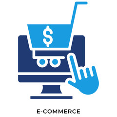 E-Commerce Icon – Online Shopping, Digital Store, and Internet Retail Symbol