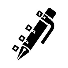 Task list icon with transparent background