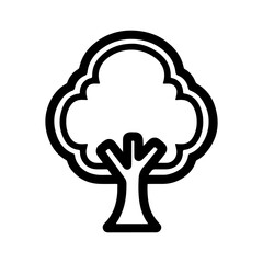 Tree icon with transparent background