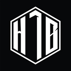 HTB letter design. HTB letter technology logo design. HTB Monogram logo design for an entrepreneur and business.