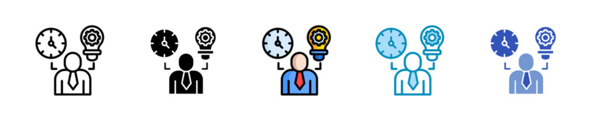 Reflective Practice  Icon Set Multiple Style Collection