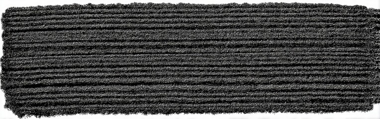 Dark gray textured fabric strip