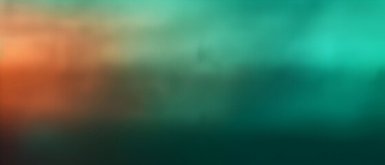 Obraz premium Watercolor background copper to emerald gradient color