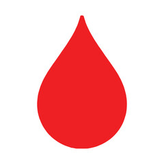 Fototapeta premium red blood drop
