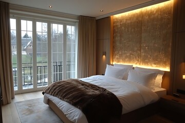 Luxury Hotel Bedroom Elegant Modern Interior Design