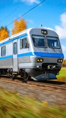 Naklejka premium Red subway train approaching platform in urban station during cloudy day with large windows showcasing city view