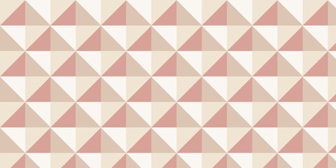 Illustration squares seamless geometric pattern with shapes. Abstract geometric triangle background wallpaper.