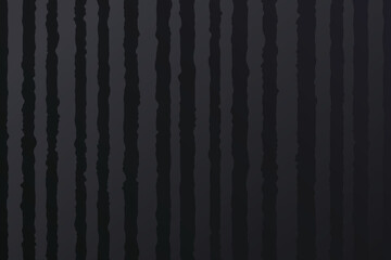 Luxury Black Textured Background with Vertical Stripes. Elegant Dark Vector Template for Premium Design