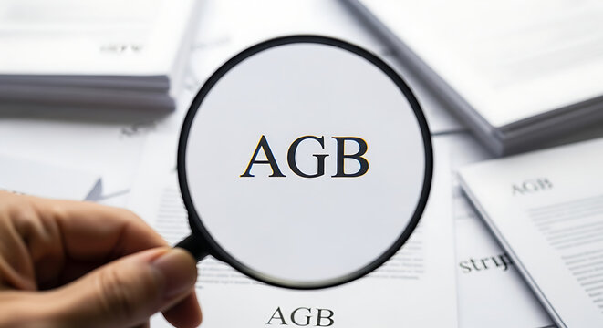 AGB Terms and Conditions Scrutiny Understanding Legal Agreements with a Magnifying Glass