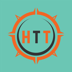 HTT letter design. HTT letter technology logo design. HTT Monogram logo design for an entrepreneur and business.