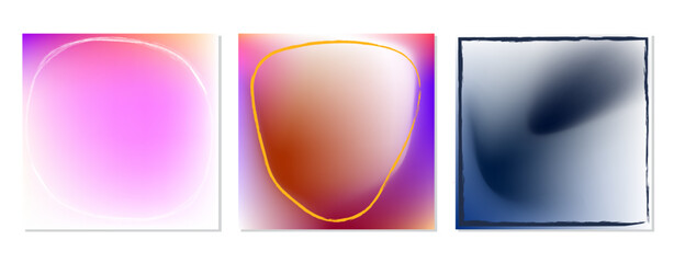 SET GRADIENT MESH LIQUID COLOR. SQUARE BACKGORUND DESIGN VECTOR TEMPLATE GOOD FOR POSTER, WALLPAPER, COVER, FRAME, FLYER, SOCIAL MEDIA, GREETING CARD