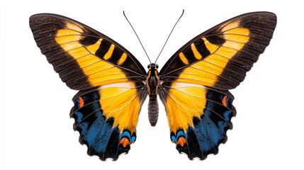 Obraz premium Butterfly isolated on white background