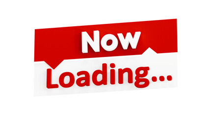 Now Loading text message 3d