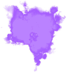 Watercolor stain decoration