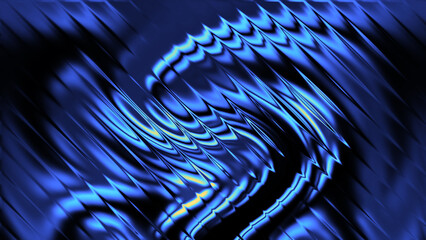 An abstract fractal background with vibrant blue lines creating a sense of dynamic movement and flow. The sharp, patterned textures give it a modern and futuristic feel.