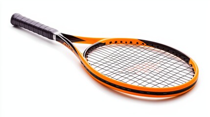 Tennis racket isolated on white background