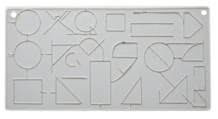 White geometric panel has texture, soft lighting. Perfect for minimal backgrounds, product photography, posters, digital design, or modern branding.