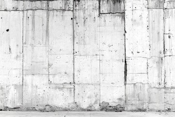 Grey concrete wall, textured, segmented