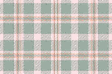 Elegant plaid pattern in muted green, pink, and beige tones. A classic design perfect for textiles, backgrounds, and adding a touch of rustic charm.