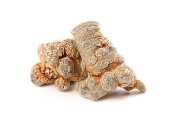 Wenshan Panax Pseudoginseng Root Collection - Traditional Chinese Medicine Herb on White Background