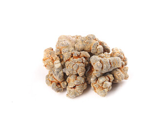 Chinese Panax Pseudoginseng Heads Wenshan Herbal Medicine Traditional Root Extract White Background