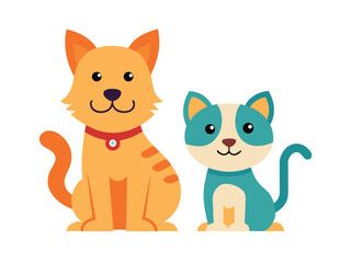 Minimalist Pet Line Art Drawing