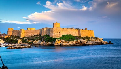 Coastal fortress at sunset (2)