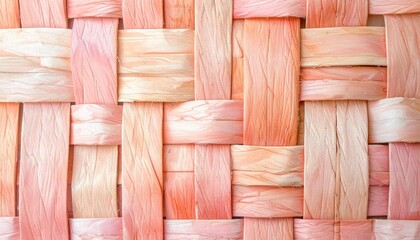 Pink Woven Pattern Texture with Soft Pastel Shades
