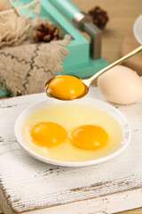 Freshly Produced Farm Eggs with Golden Yolks - Perfect for Beginner Cooking and Baking