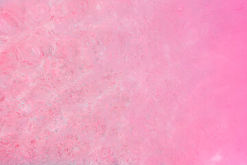 abstract pink water on sand sea bottom
