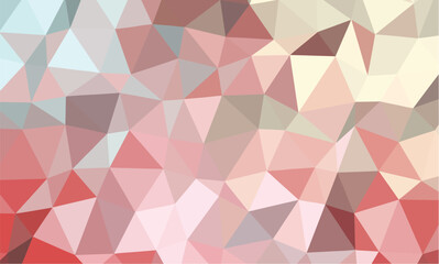 Soft pink geometric polygon forms create a modern abstract background with neutral hues