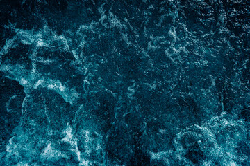 splashes and movement of water after a sea wave