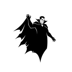 Vector art of classic vampire with a dramatic cape, , a timeless symbol of horror and gothic fantasy