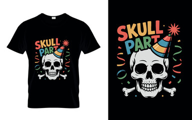 Spooky Halloween T-shirt Design with Ghosts and Pumpkins, Ghost, Scray,  Horror night, Skeleton, Skull, Trick or Treat, Dead cool, boo on white background.