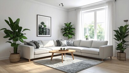 Modern Minimalist Living Room Interior Design